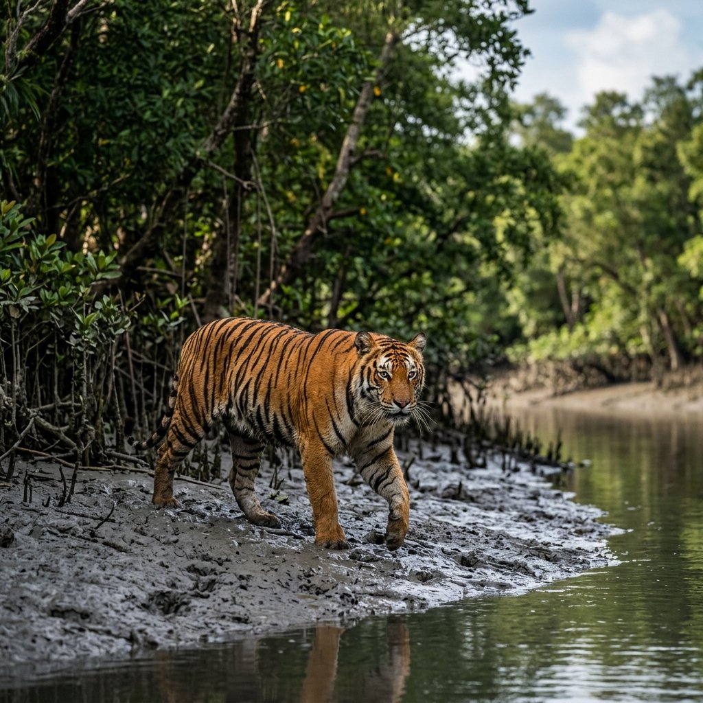 Royal Bengal Tiger in Sundarban